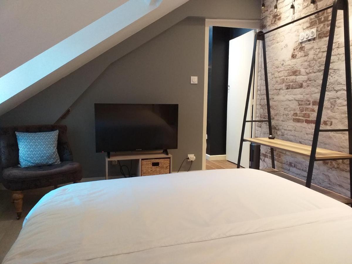 Les Volets Bleus - Deux Appartements Et Un Studio, Jardin Бурж Екстериор снимка