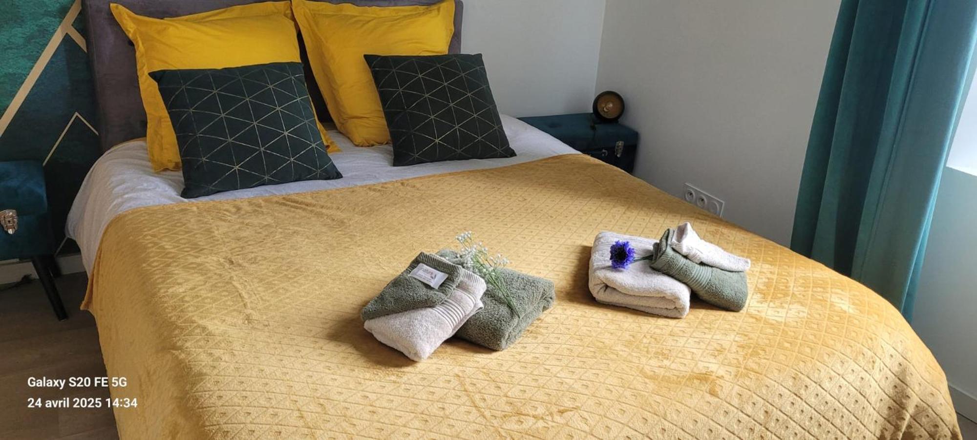 Les Volets Bleus - Deux Appartements Et Un Studio, Jardin Бурж Екстериор снимка